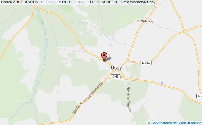plan association Association Des Titulaires De Droit De Chasse D'ussy Ussy