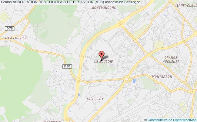 plan association Association Des Togolais De BesanÇon (atb) Besançon