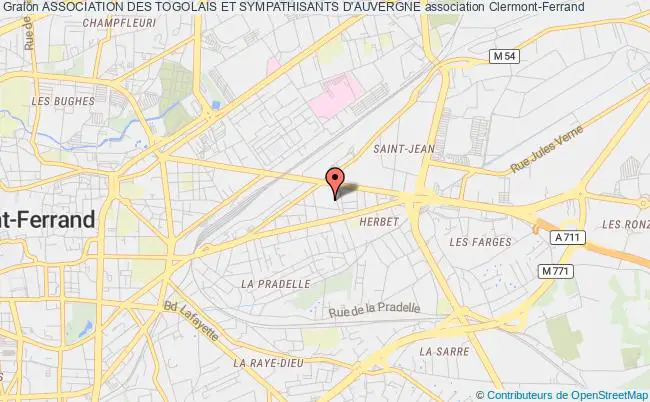 plan association Association Des Togolais Et Sympathisants D'auvergne Clermont-Ferrand