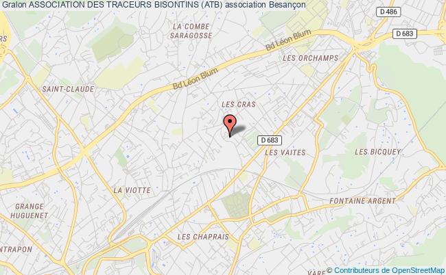 plan association Association Des Traceurs Bisontins (atb) Besançon