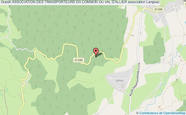 plan association Association Des Transporteurs En Commun Du Val D'allier Langeac