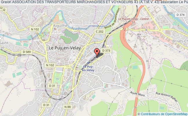 plan association Association Des Transporteurs Marchandises Et Voyageurs 43 (a.t.m.v. 43) Le Puy-en-Velay