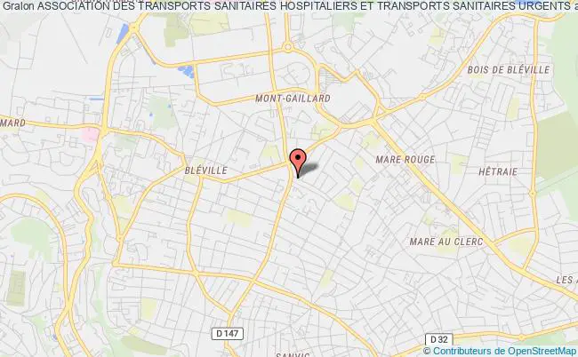 plan association Association Des Transports Sanitaires Hospitaliers Et Transports Sanitaires Urgents Le    Havre