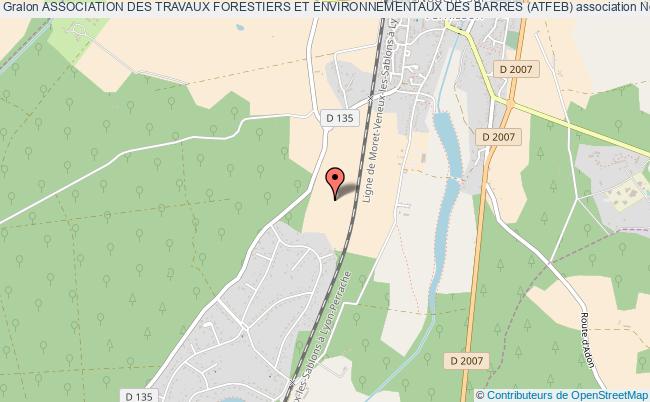 plan association Association Des Travaux Forestiers Et Environnementaux Des Barres (atfeb) Nogent-sur-Vernisson