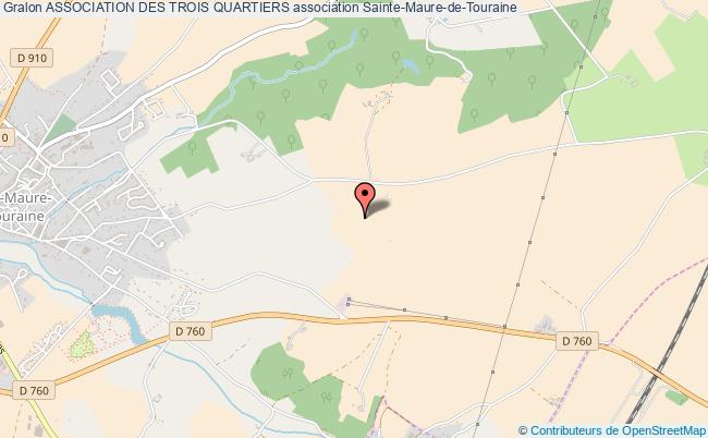 plan association Association Des Trois Quartiers Sainte-Maure-de-Touraine