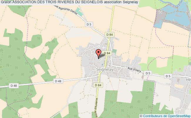 plan association Association Des Trois Rivieres Du Seignelois Seignelay