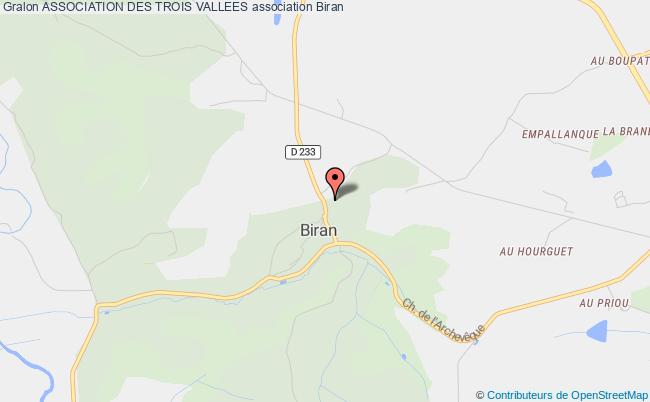 plan association Association Des Trois Vallees Biran