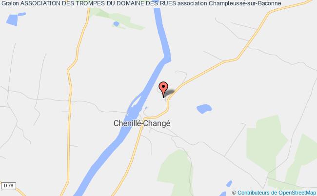 plan association Association Des Trompes Du Domaine Des Rues Chenillé-Champteussé