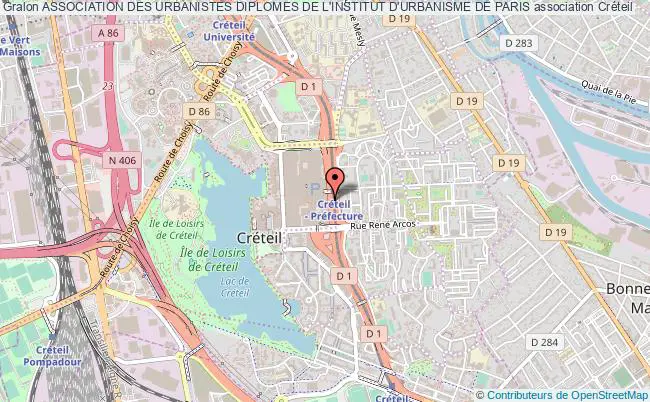 plan association Association Des Urbanistes Diplomes De L'institut D'urbanisme De Paris Créteil