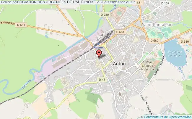 plan association Association Des Urgences De L'autunois - A.u.a Autun
