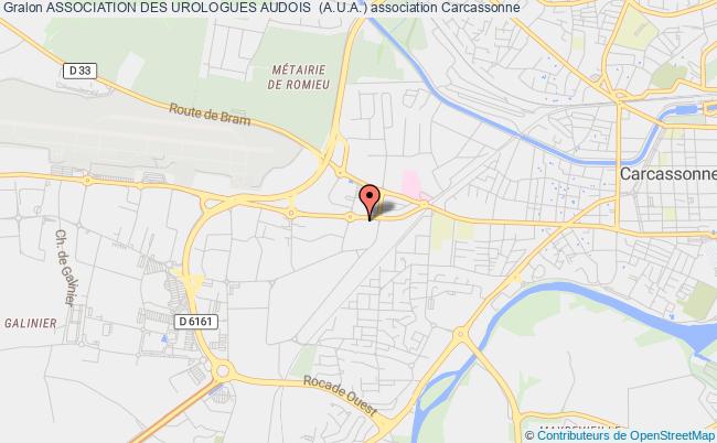 plan association Association Des Urologues Audois  (a.u.a.) Carcassonne