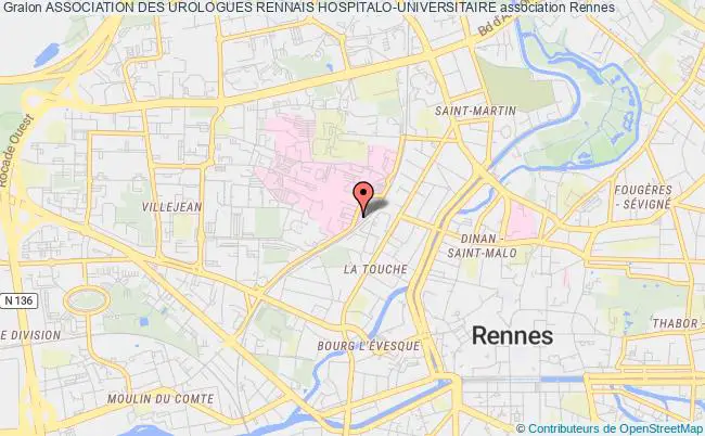 plan association Association Des Urologues Rennais Hospitalo-universitaire Rennes