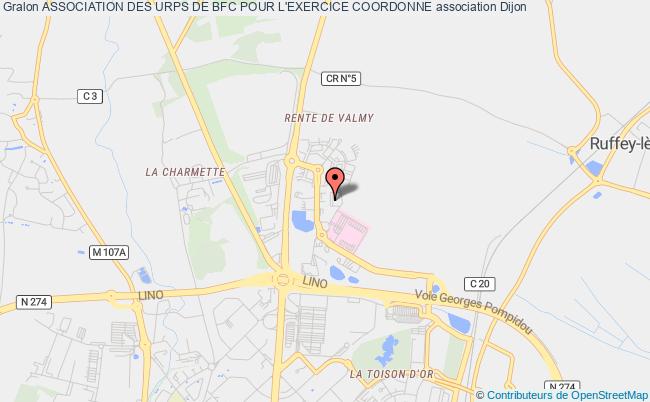 plan association Association Des Urps De Bfc Pour L'exercice Coordonne Dijon