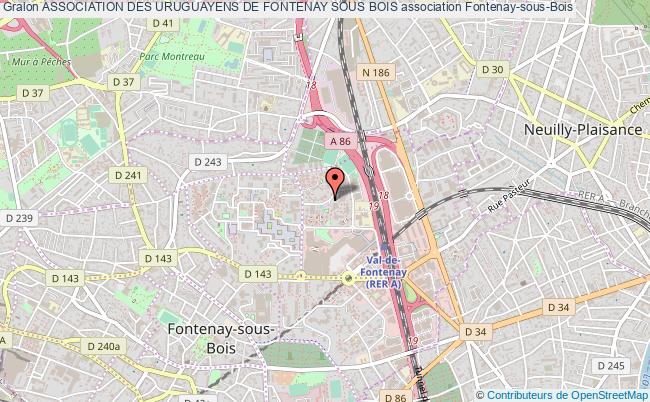 plan association Association Des Uruguayens De Fontenay Sous Bois Fontenay-sous-Bois