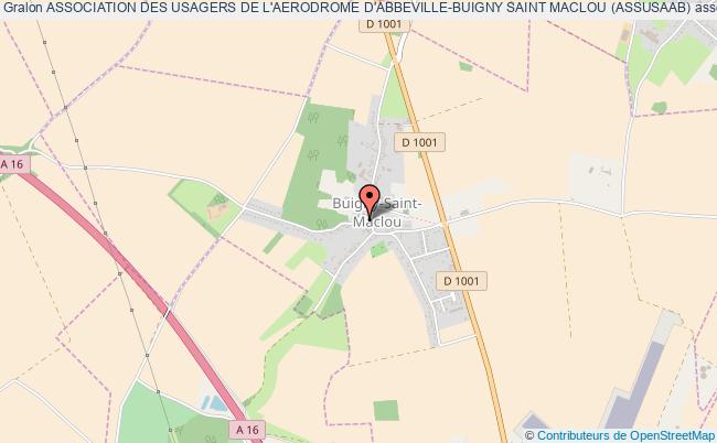plan association Association Des Usagers De L'aerodrome D'abbeville-buigny Saint Maclou (assusaab) Buigny-Saint-Maclou