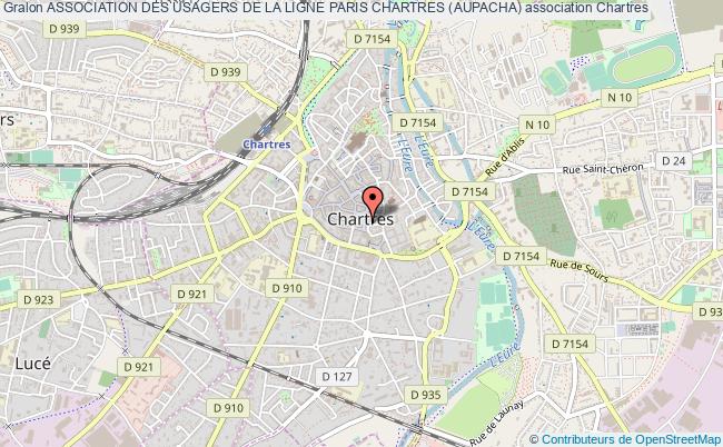 plan association Association Des Usagers De La Ligne Paris Chartres (aupacha) Chartres