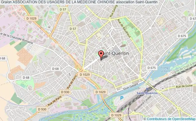 plan association Association Des Usagers De La MÉdecine Chinoise Saint-Quentin