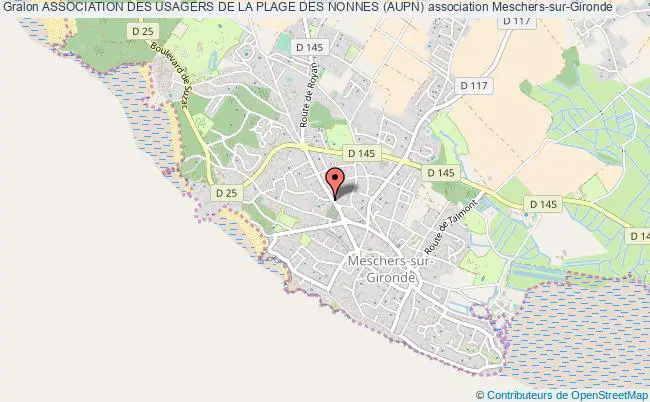 plan association Association Des Usagers De La Plage Des Nonnes (aupn) Meschers-sur-Gironde