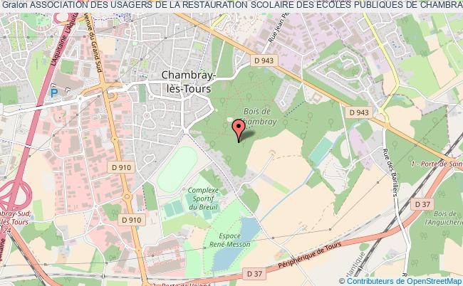 plan association Association Des Usagers De La Restauration Scolaire Des Ecoles Publiques De Chambray-les-tours Chambray-lès-Tours