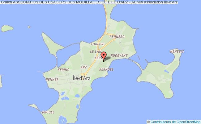 plan association Association Des Usagers Des Mouillages De L'ile D'arz - Aumia Île-d'Arz