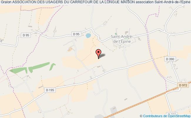plan association Association Des Usagers Du Carrefour De La Longue Maison Saint-André-de-l'Épine