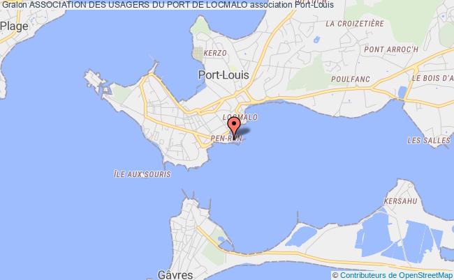 plan association Association Des Usagers Du Port De Locmalo Port-Louis