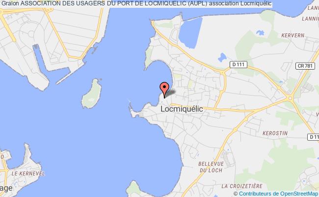 plan association Association Des Usagers Du Port De Locmiquelic (aupl) Locmiquélic