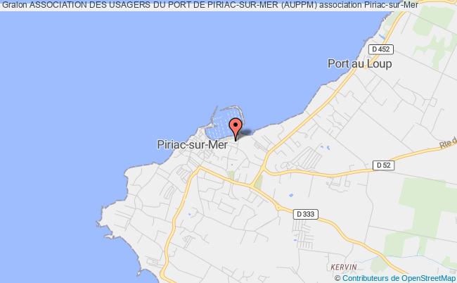 plan association Association Des Usagers Du Port De Piriac-sur-mer (auppm) Piriac-sur-Mer