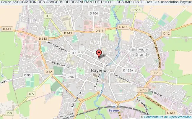 ASSOCIATION DES USAGERS DU RESTAURANT DE L'HOTEL DES IMPOTS DE BAYEUX