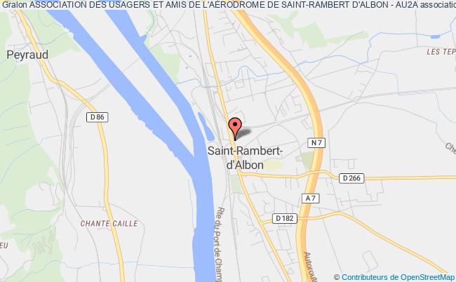 plan association Association Des Usagers Et Amis De L'aÉrodrome De Saint-rambert D'albon - Au2a Saint-Rambert-d'Albon