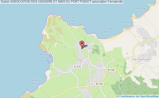 plan association Association Des Usagers Et Amis Du Port Pignot Fermanville