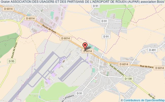 plan association Association Des Usagers Et Des Partisans De L'aÉroport De Rouen (aupar) Boos
