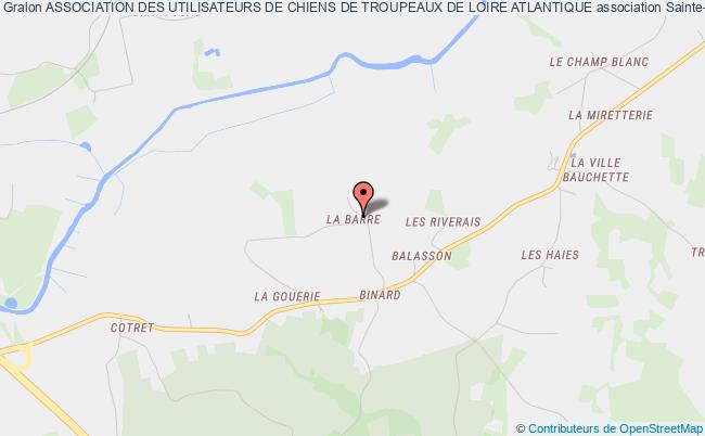 plan association Association Des Utilisateurs De Chiens De Troupeaux De Loire Atlantique Sainte-Anne-sur-Brivet
