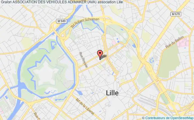 plan association Association Des Vehicules Adimaker (ava) Lille