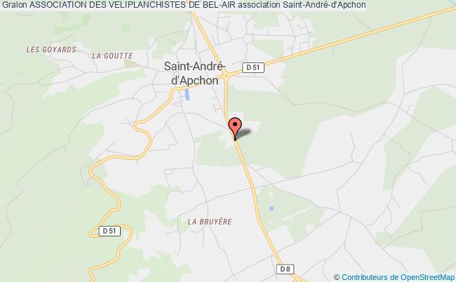 plan association Association Des Veliplanchistes De Bel-air Saint-André-d'Apchon
