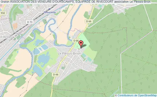 plan association Association Des Veneurs D'ourscamps, Equipage De Rivecourt Le Plessis-Brion