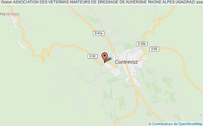 plan association Association Des Veterans Amateurs De Dressage De Auvergne Rhone Alpes (avadra2) Contrevoz
