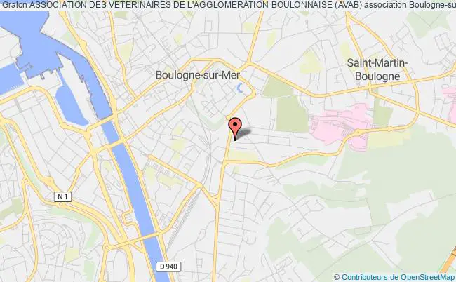 plan association Association Des Veterinaires De L'agglomeration Boulonnaise (avab) Boulogne-sur-Mer