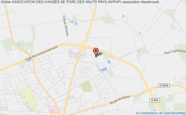 plan association Association Des Viandes De Porc Des Hauts Pays (avphp) Hazebrouck