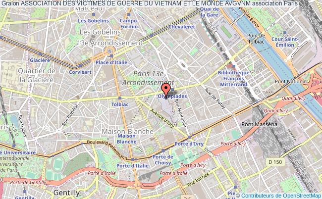 plan association Association Des Victimes De Guerre Du Vietnam Et Le Monde Avgvnm Paris