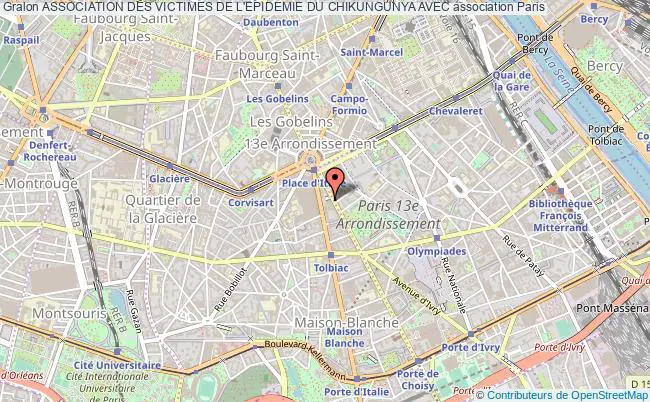 plan association Association Des Victimes De L'epidemie Du Chikungunya Avec Paris