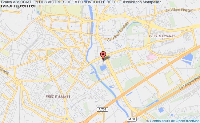 plan association Association Des Victimes De La Fondation Le Refuge Montpellier