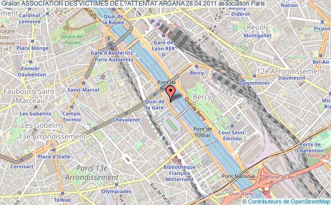 plan association Association Des Victimes De L?attentat Argana 28.04.2011 Paris