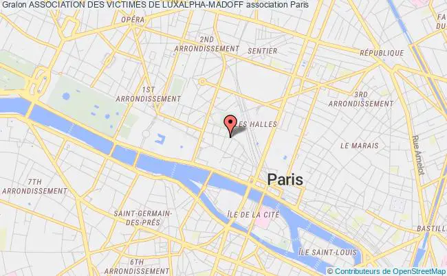 plan association Association Des Victimes De Luxalpha-madoff PARIS
