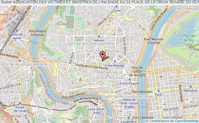 plan association Association Des Victimes Et Sinistres De L'incendie Du 22 Place De La Croix Rousse Du 02 Avril 2019 (collectif 22 Croix Rousse) Lyon