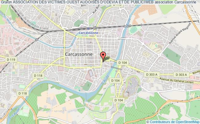 plan association Association Des Victimes Ouest Audoises D'odevia Et De Publiciweb Carcassonne