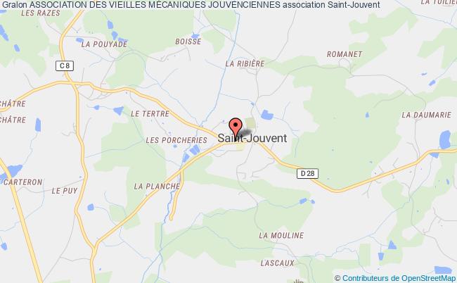 plan association Association Des Vieilles MÉcaniques Jouvenciennes Saint-Jouvent