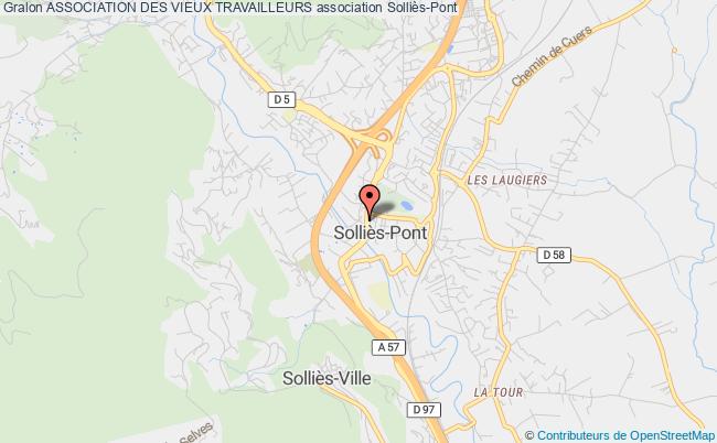 plan association Association Des Vieux Travailleurs Solliès-Pont
