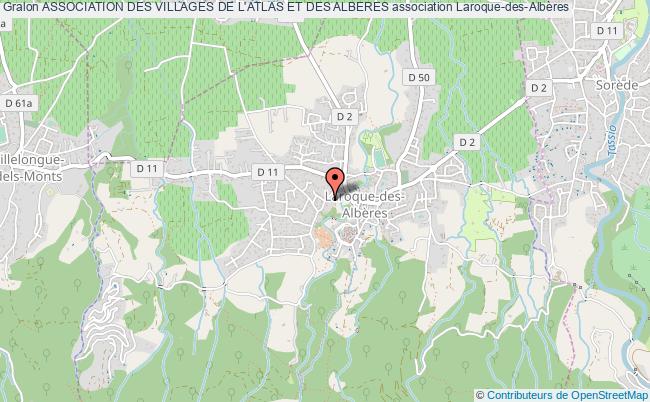 plan association Association Des Villages De L'atlas Et Des Alberes Laroque-des-Albères