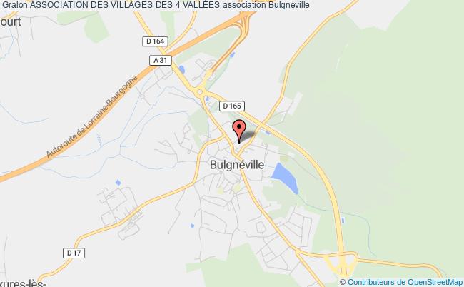 plan association Association Des Villages Des 4 VallÉes Bulgnéville
